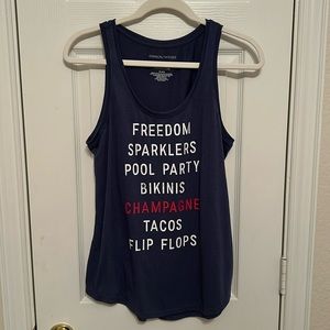 Grayson Threads Patriotic Tank Top.  Size L